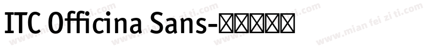 ITC Officina Sans字体转换